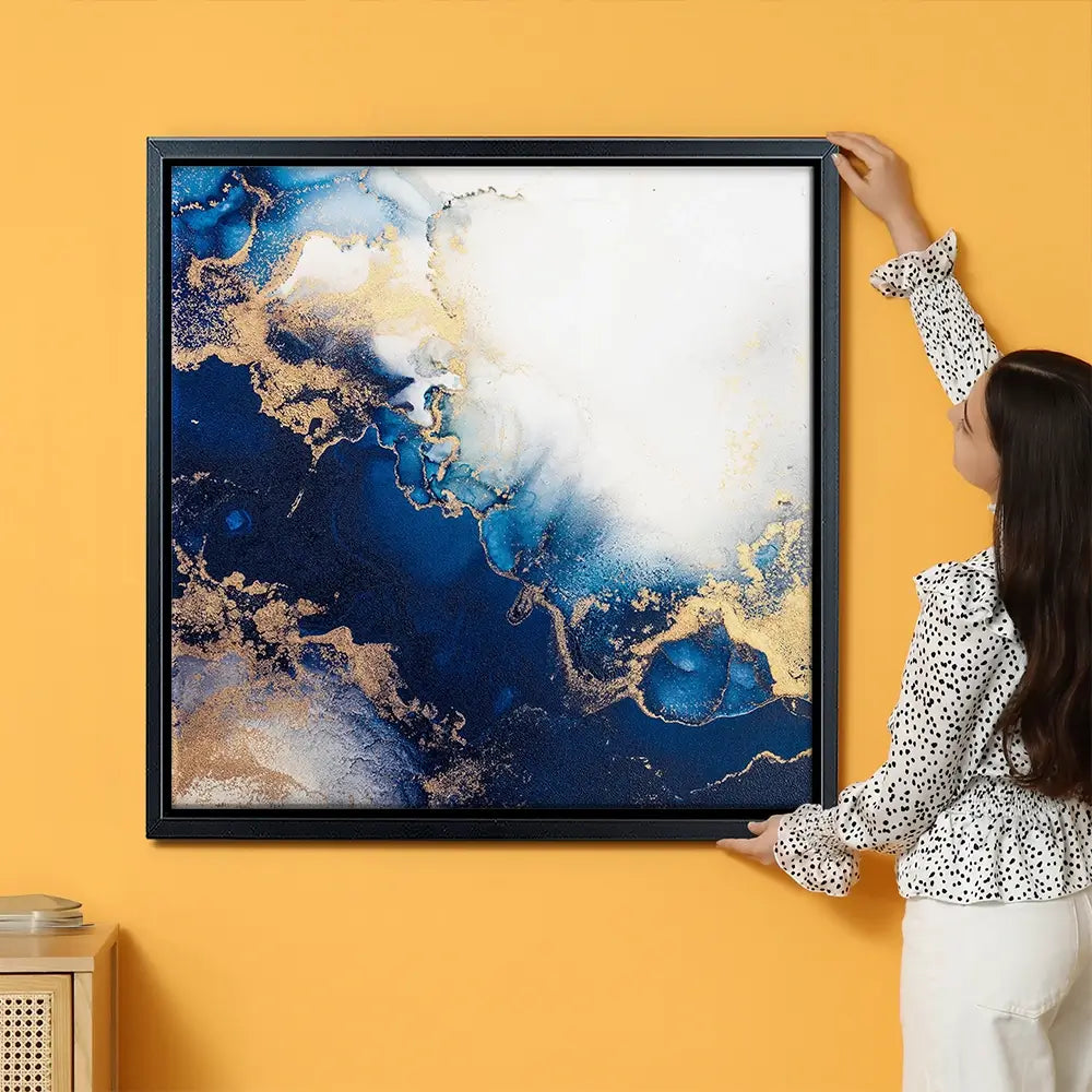 In The Deep Blue Oversized Canvas Print In The Deep Blue Oversized Canvas Print wall art product Art Print Shop