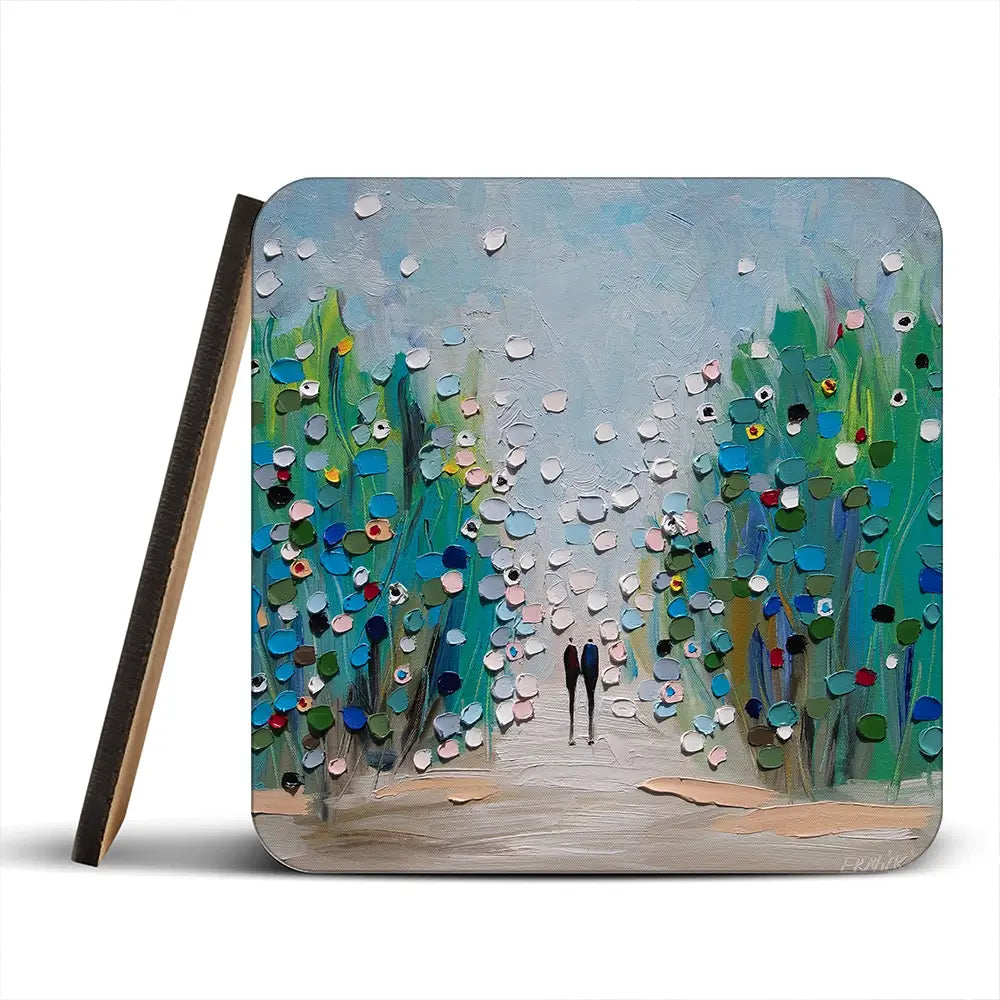 In The Garden Coaster Set In The Garden Coaster Set wall art product Ekaterina Ermilkina