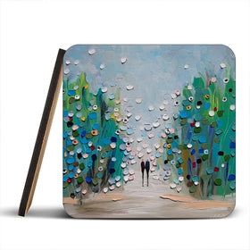 In The Garden Coaster Set In The Garden Coaster Set wall art product Ekaterina Ermilkina