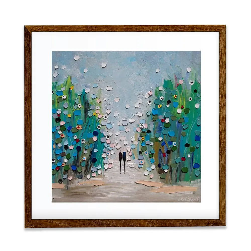 In The Garden Framed Art Print In The Garden Framed Art Print wall art product Ekaterina Ermilkina