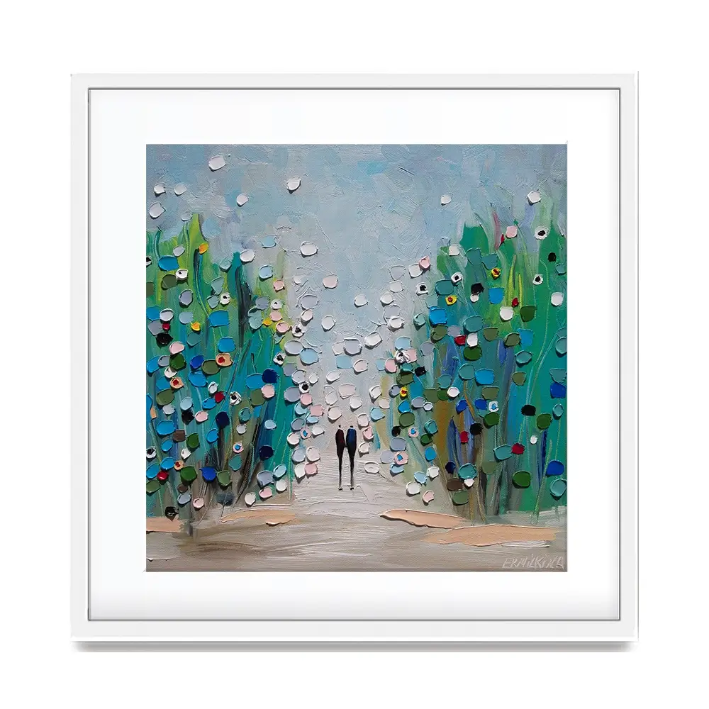 In The Garden Framed Art Print In The Garden Framed Art Print wall art product Ekaterina Ermilkina