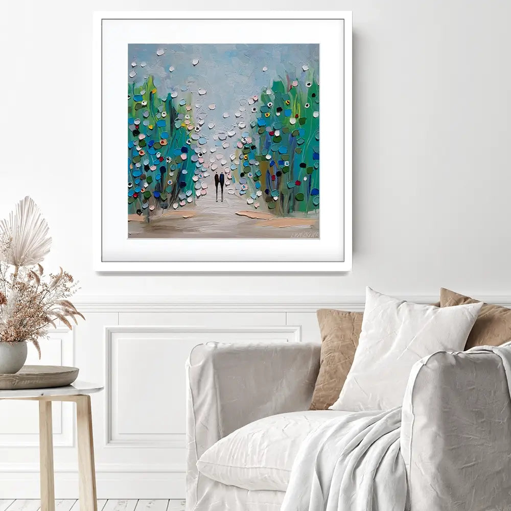 In The Garden Framed Art Print In The Garden Framed Art Print wall art product Ekaterina Ermilkina