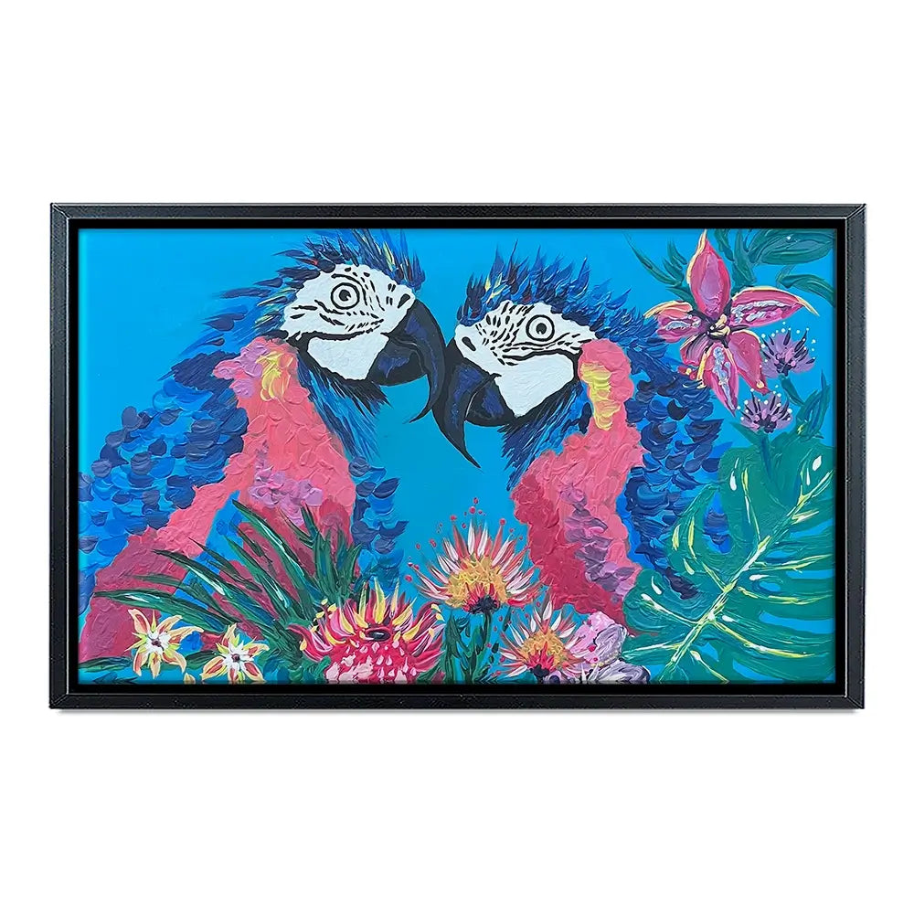 Indigo And Ziggy Canvas Print Indigo And Ziggy Canvas Print wall art product Jo Mulligan