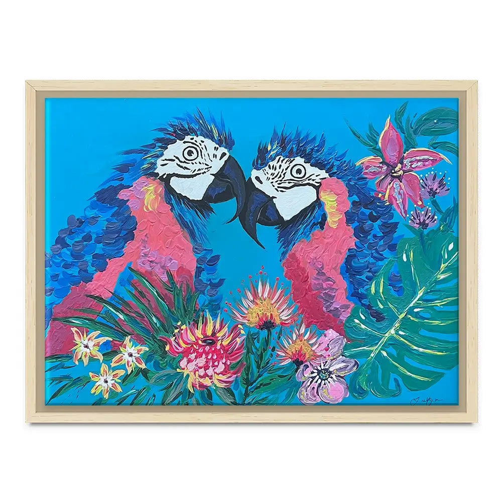 Indigo And Ziggy Canvas Print Indigo And Ziggy Canvas Print wall art product Jo Mulligan