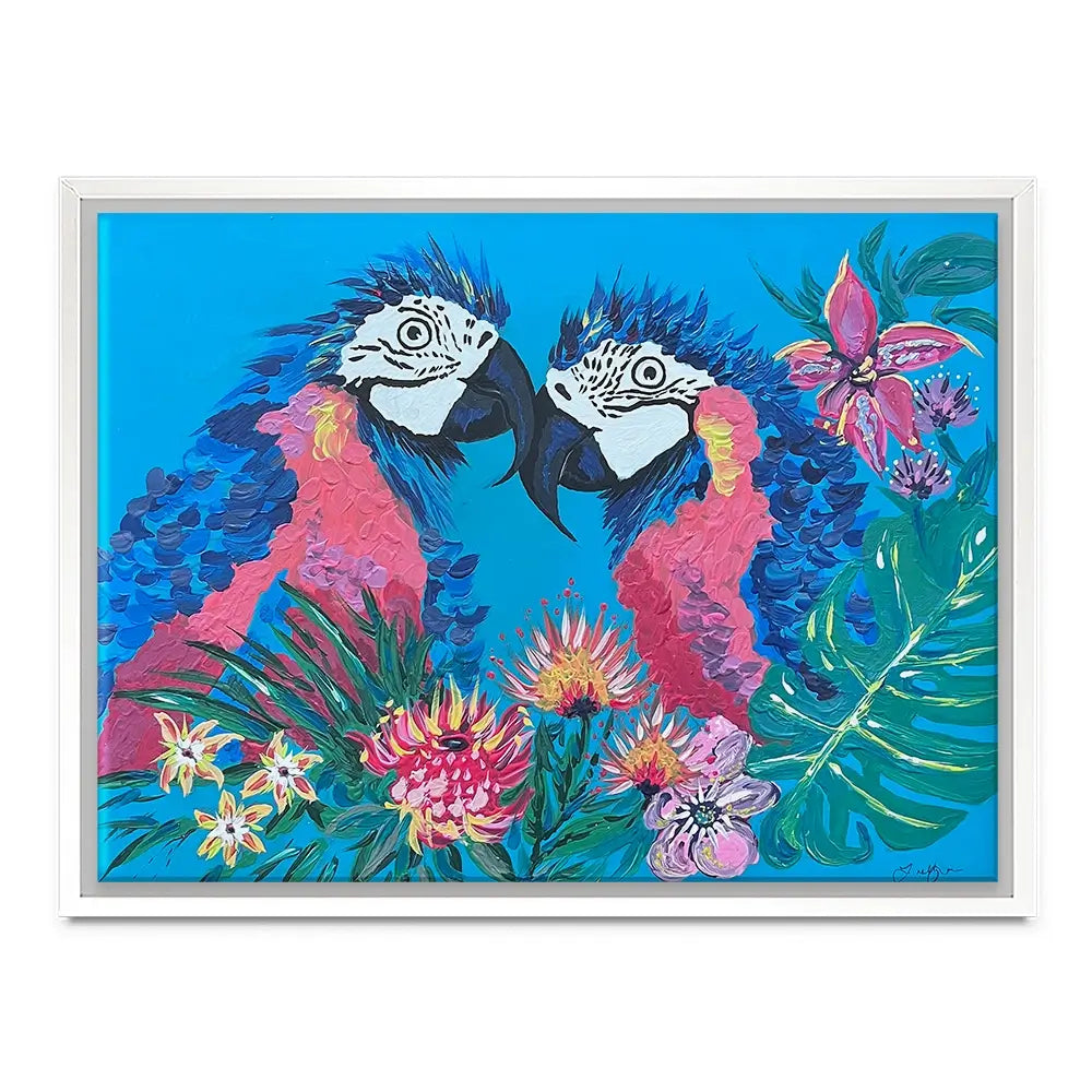 Indigo And Ziggy Canvas Print Indigo And Ziggy Canvas Print wall art product Jo Mulligan
