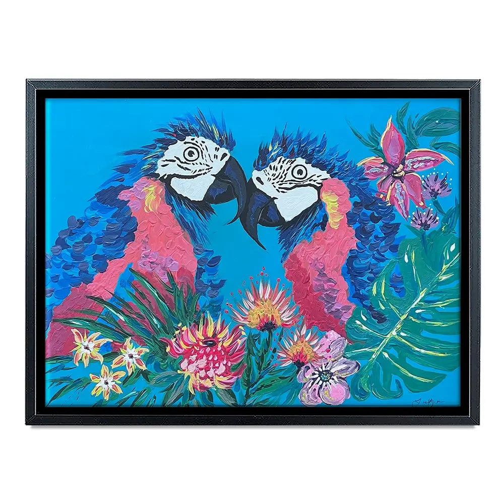 Indigo And Ziggy Canvas Print Indigo And Ziggy Canvas Print wall art product Jo Mulligan