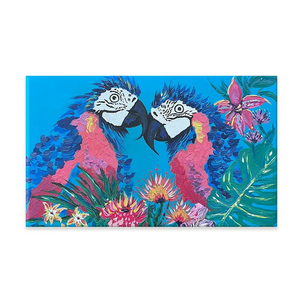 Indigo And Ziggy Canvas Print Indigo And Ziggy Canvas Print wall art product Jo Mulligan