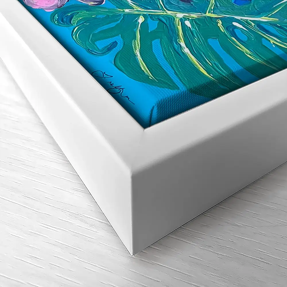 Indigo And Ziggy Canvas Print Indigo And Ziggy Canvas Print wall art product Jo Mulligan