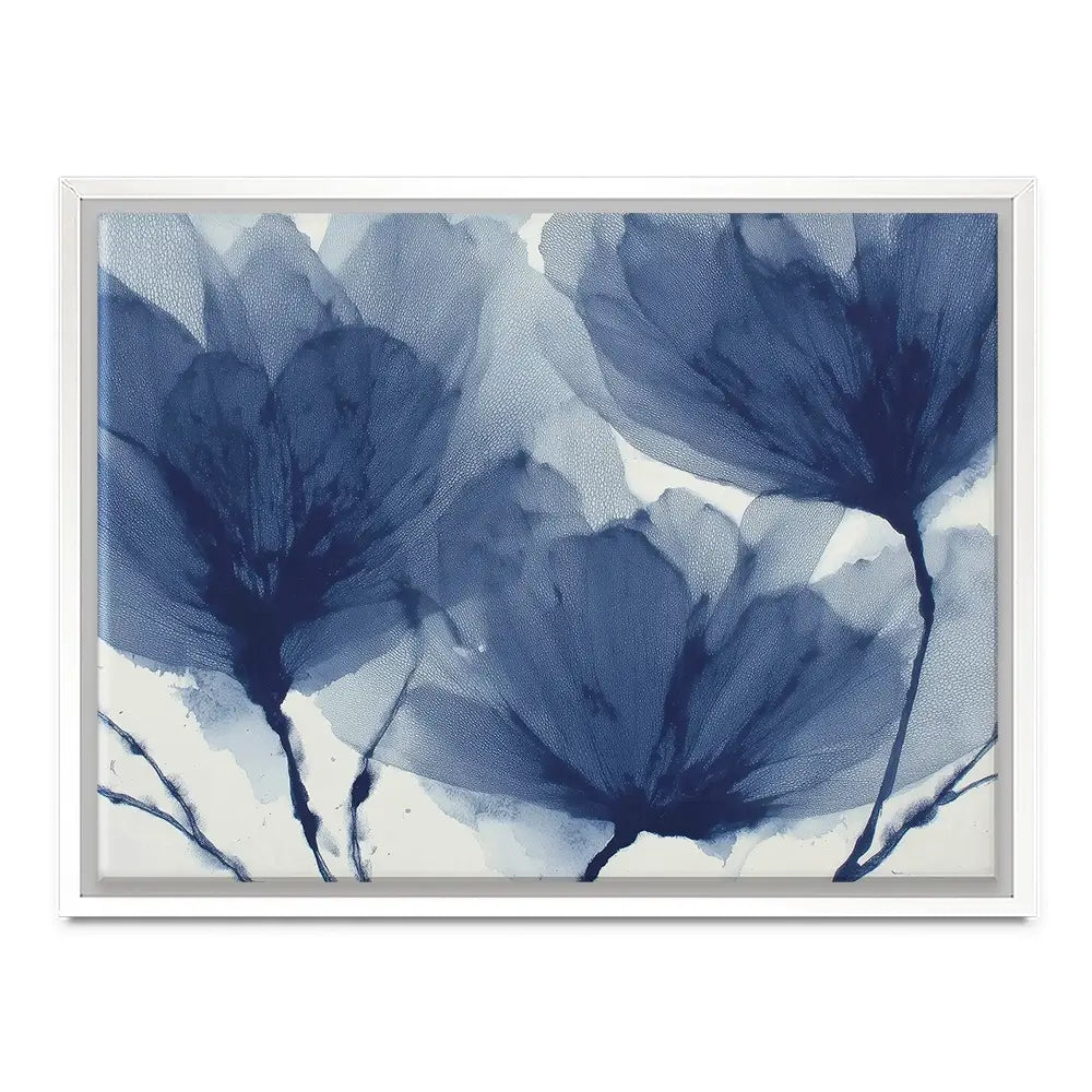 Indigo Dried Flowers Canvas Print Indigo Dried Flowers Canvas Print wall art product Chromatic Storm Studio