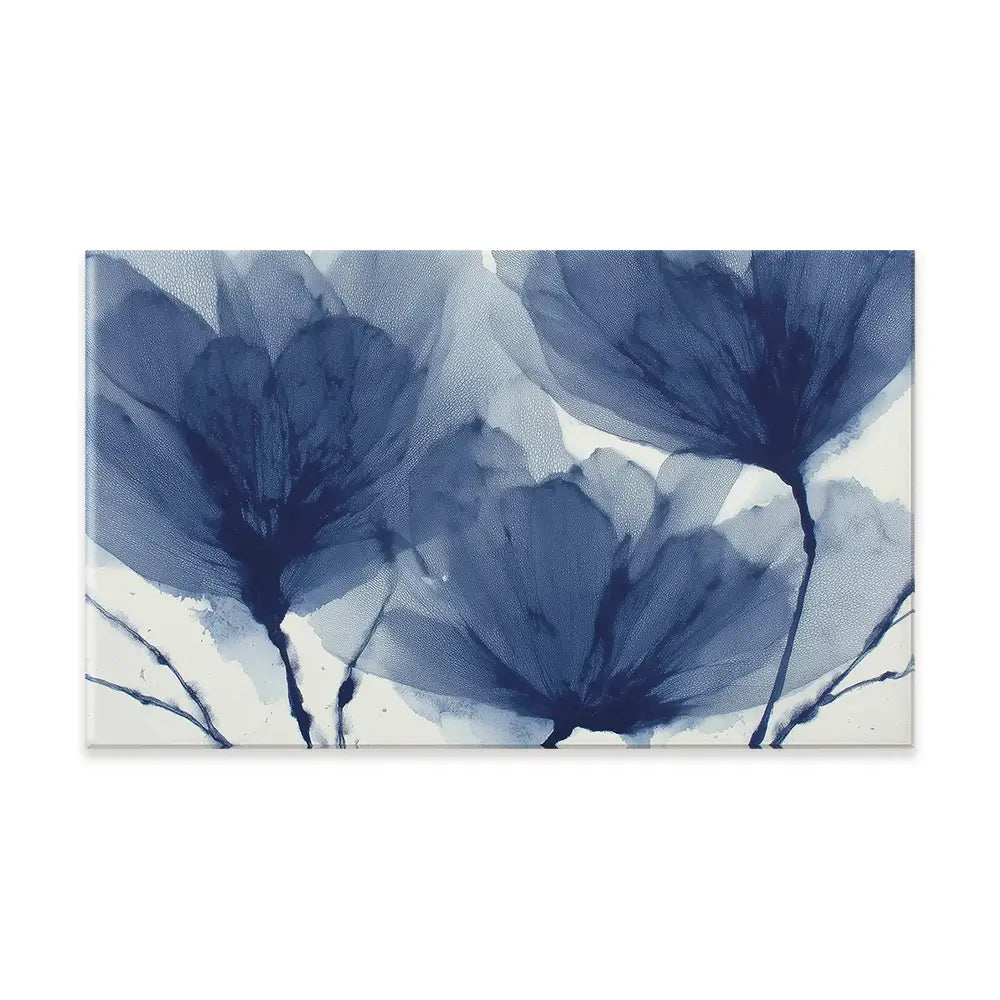 Indigo Dried Flowers Canvas Print Indigo Dried Flowers Canvas Print wall art product Chromatic Storm Studio