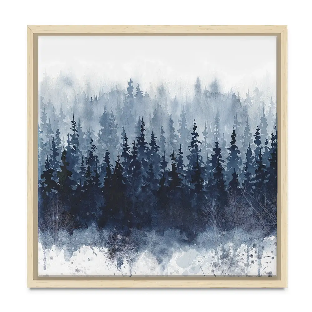 Indigo Forest Canvas Print Indigo Forest Canvas Print wall art product Carol Robinson