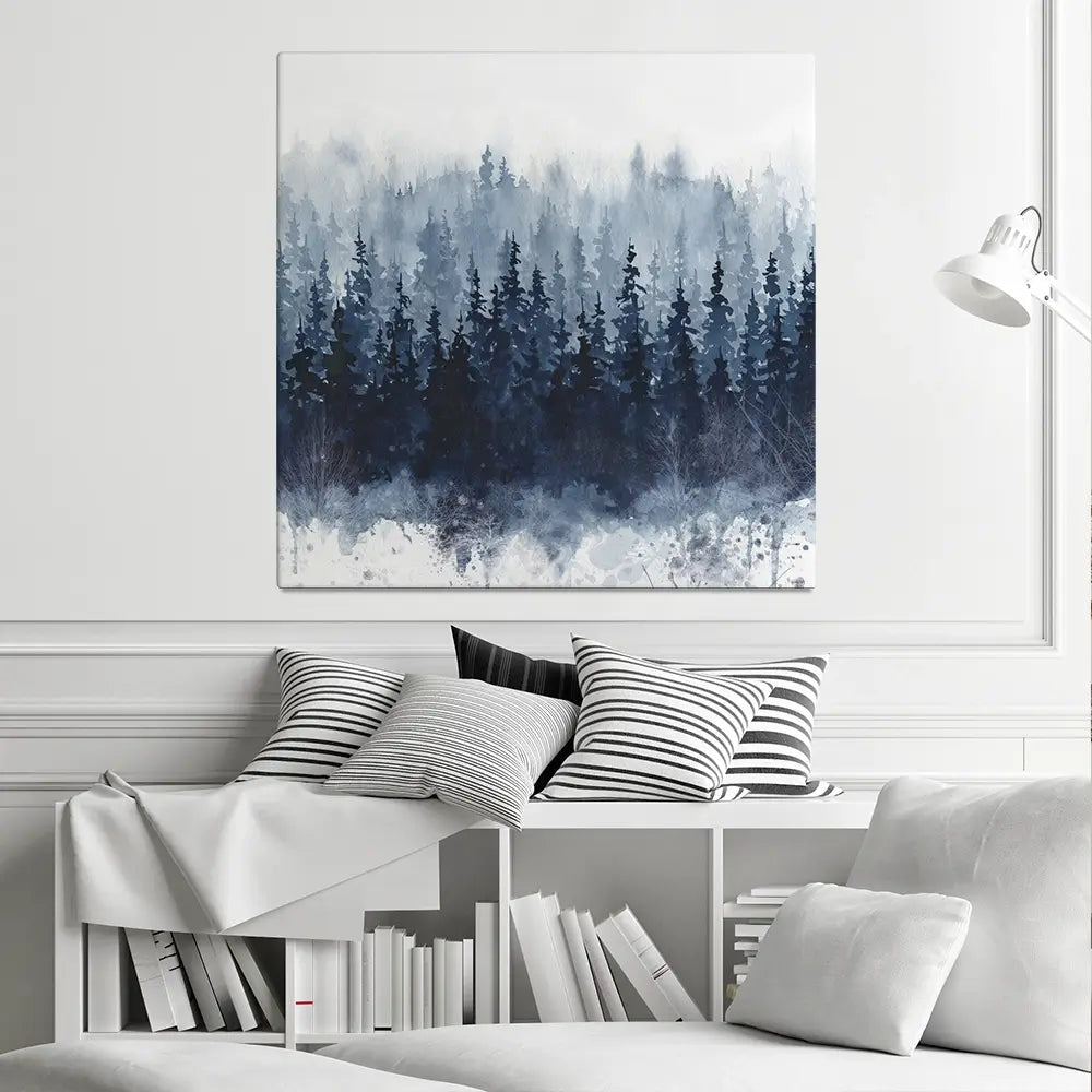 Indigo Forest Canvas Print Indigo Forest Canvas Print wall art product Carol Robinson