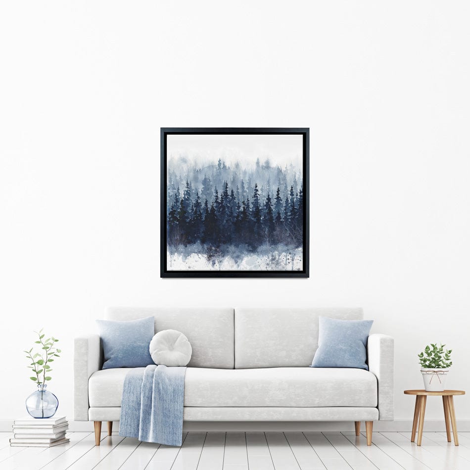 Indigo Forest Canvas Print wall art product Carol Robinson