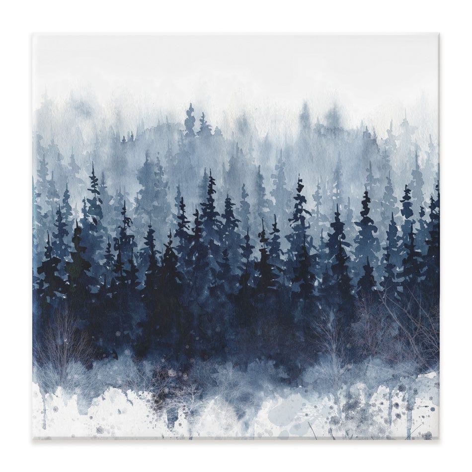 Indigo Forest Canvas Print wall art product Carol Robinson