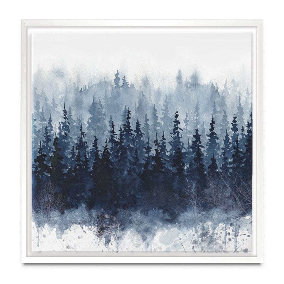 Indigo Forest Canvas Print wall art product Carol Robinson
