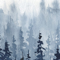 Indigo Forest Canvas Print wall art product Carol Robinson