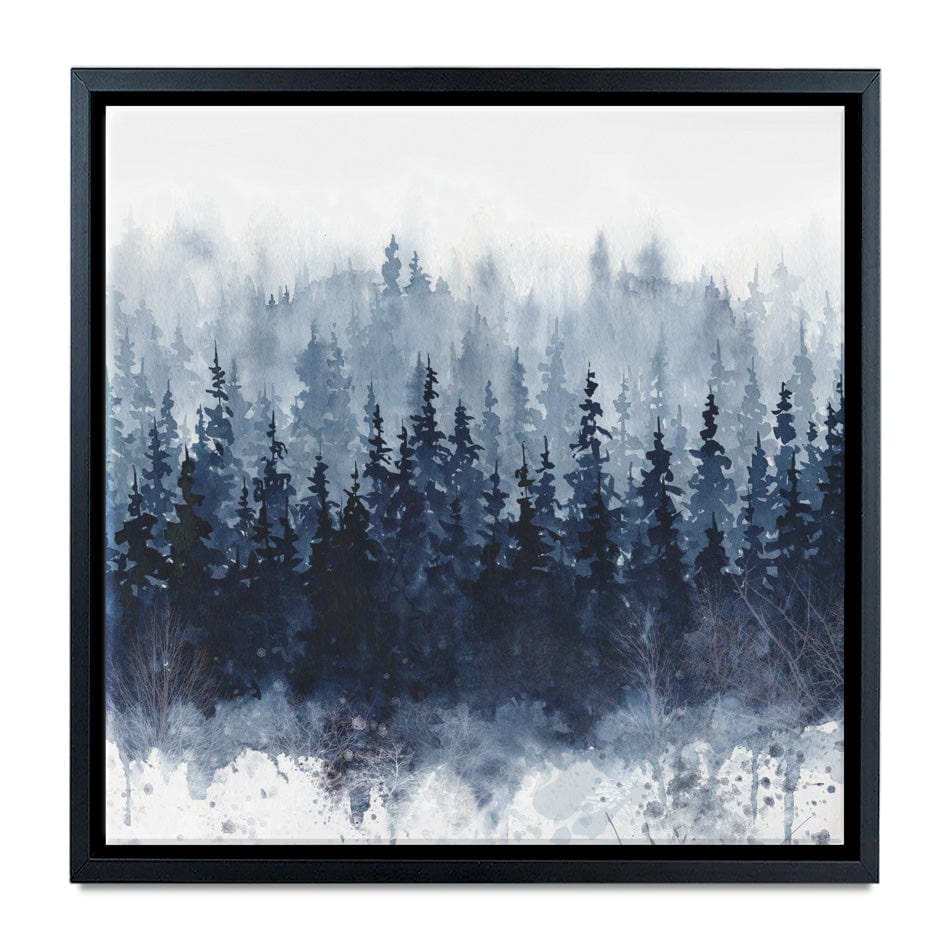 Indigo Forest Canvas Print wall art product Carol Robinson