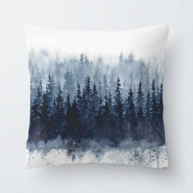 Indigo Forest Cushion Indigo Forest Cushion wall art product Carol Robinson