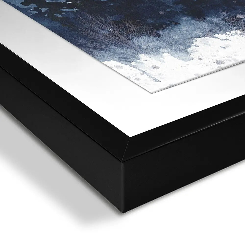 Indigo Forest Square Framed Art Print Indigo Forest Square Framed Art Print wall art product Carol Robinson