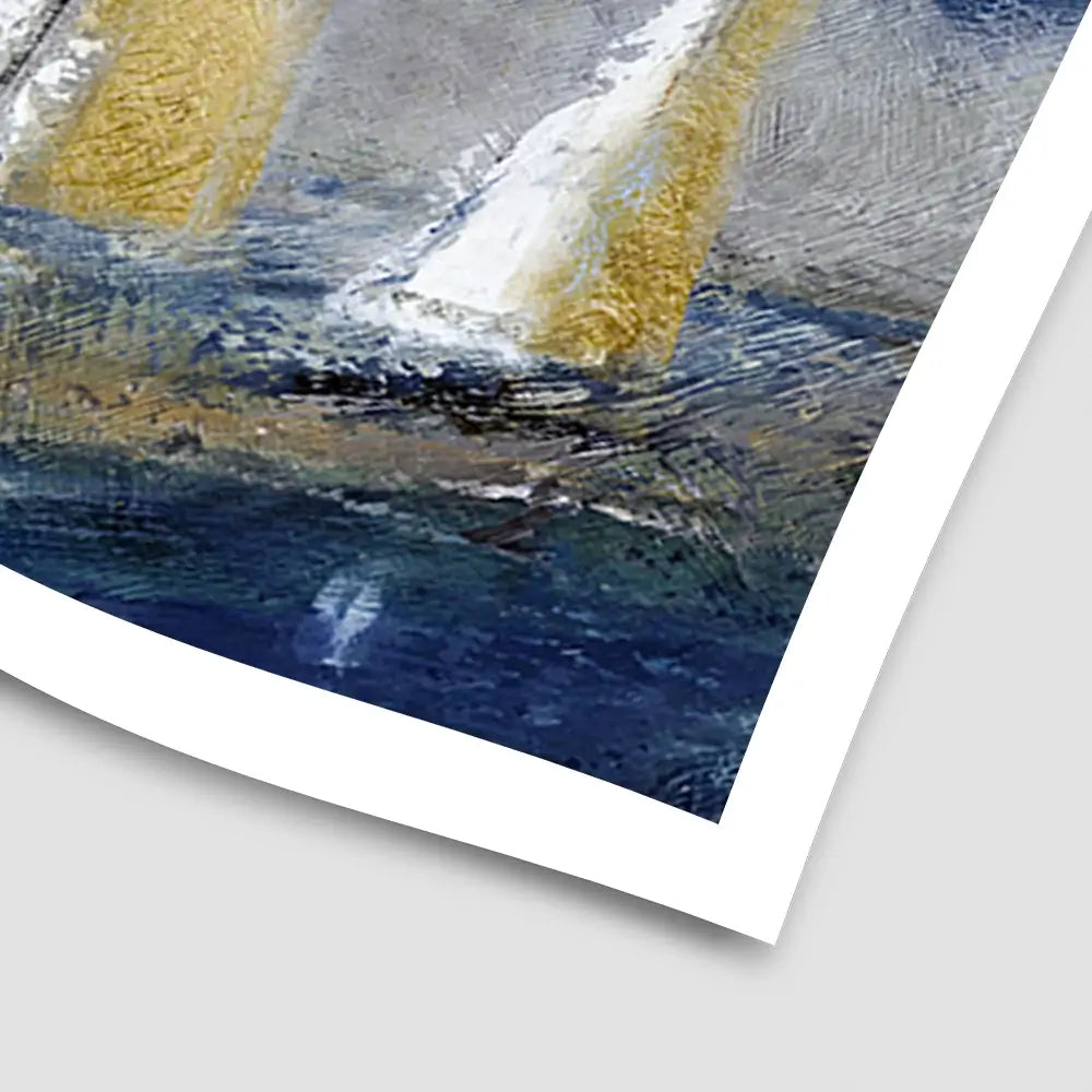 Indigo Swells Art Print Indigo Swells Art Print wall art product Carol Robinson