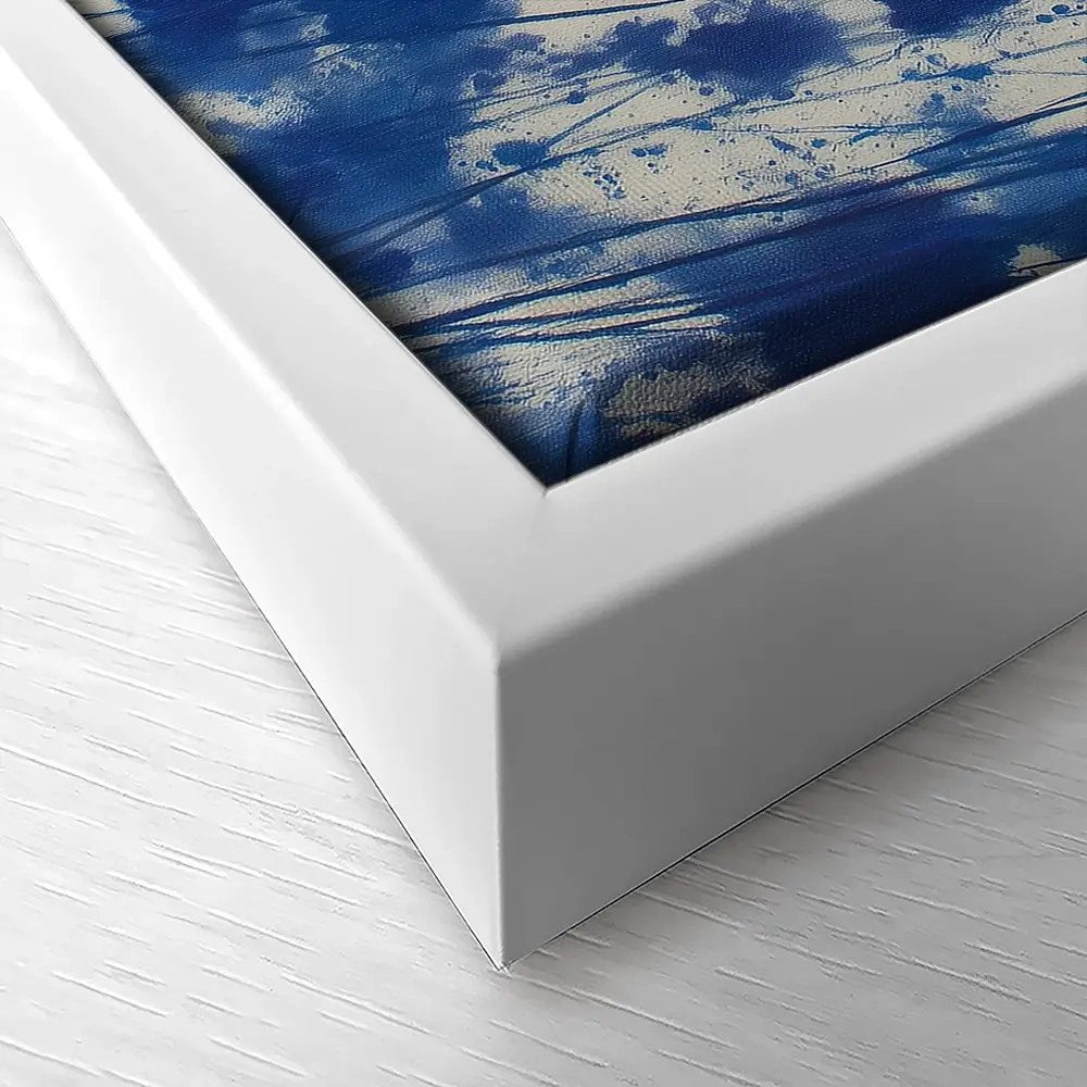 Indigo Wildflower Meadow Canvas Print Indigo Wildflower Meadow Canvas Print wall art product Chromatic Storm Studio