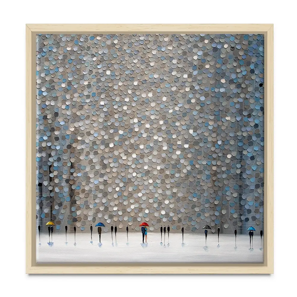 Infinity Rain Square Canvas Print Infinity Rain Square Canvas Print wall art product Ekaterina Ermilkina