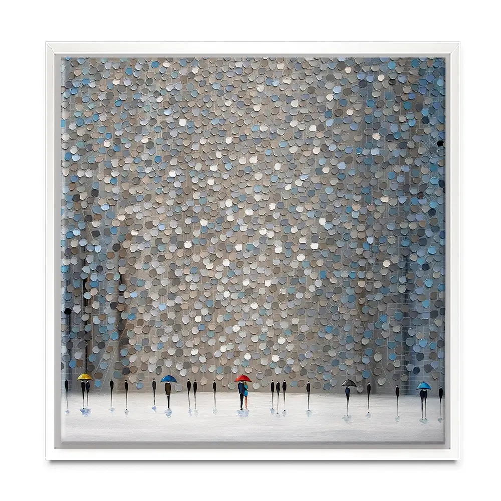 Infinity Rain Square Canvas Print Infinity Rain Square Canvas Print wall art product Ekaterina Ermilkina