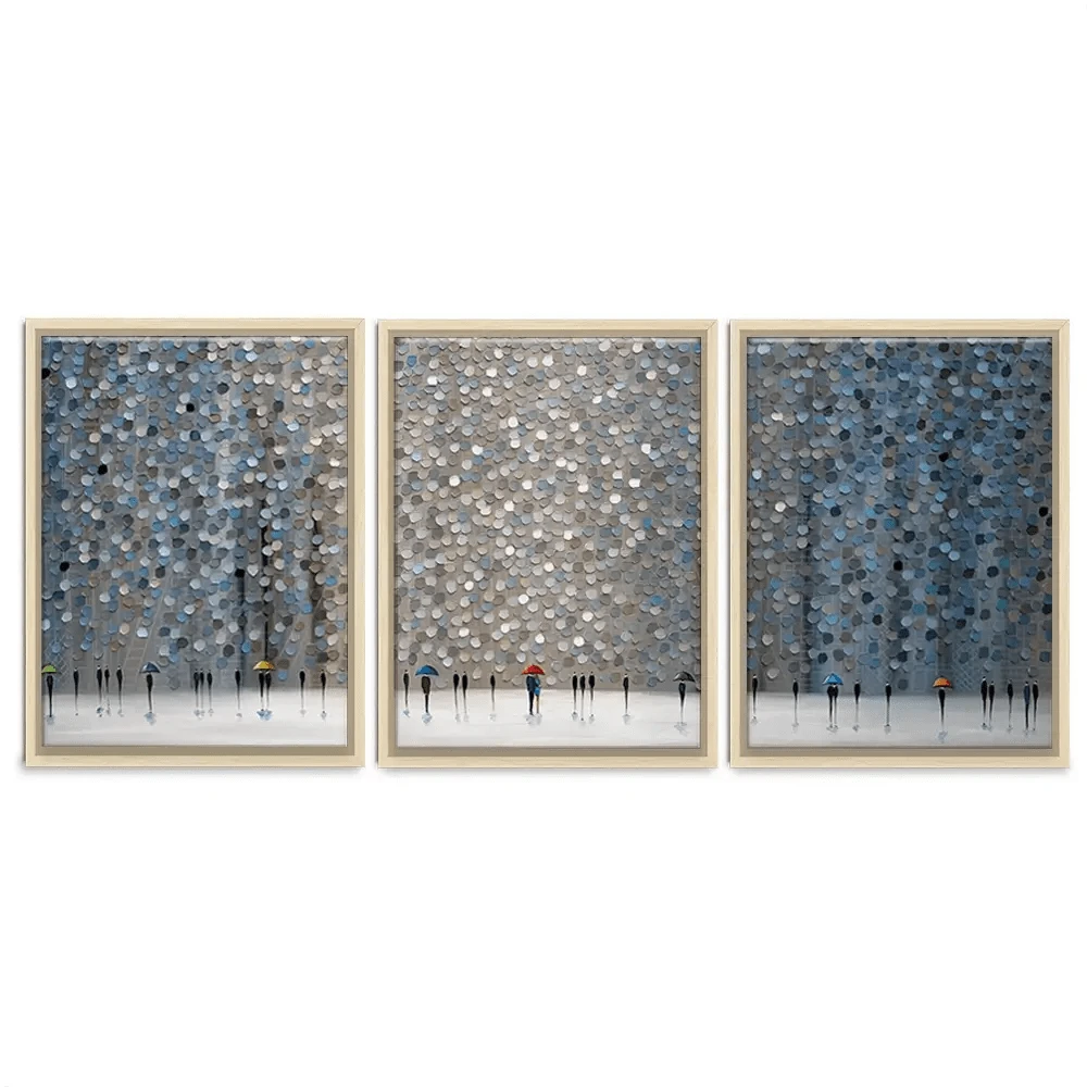 Infinity Rain Trio Canvas Print Infinity Rain Trio Canvas Print wall art product Ekaterina Ermilkina