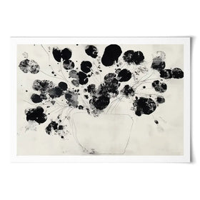 Ink Style Flower Arrangement Art Print Ink Style Flower Arrangement Art Print wall art product Chromatic Storm Studio