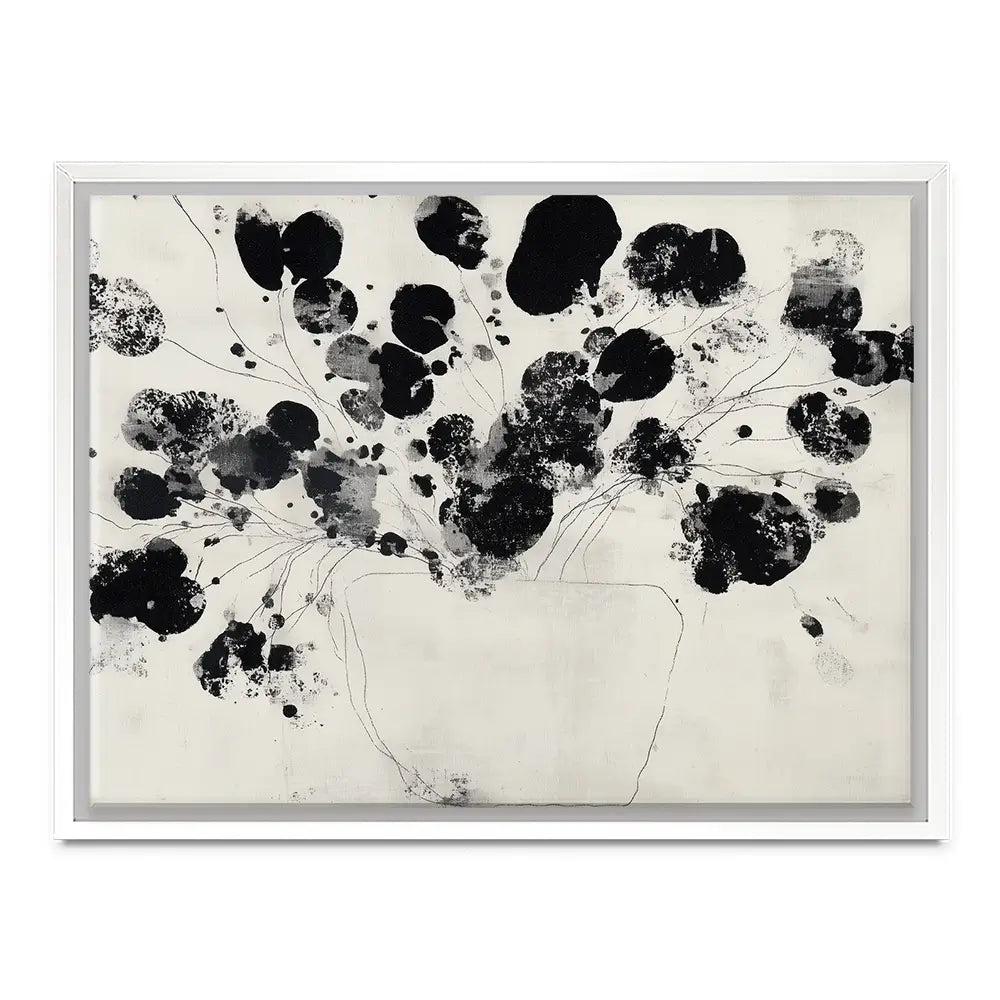 Ink Style Flower Arrangement Canvas Print Ink Style Flower Arrangement Canvas Print wall art product Chromatic Storm Studio