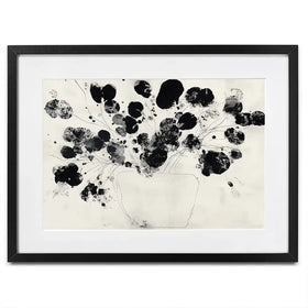 Ink Style Flower Arrangement Framed Art Print Ink Style Flower Arrangement Framed Art Print wall art product Chromatic Storm Studio