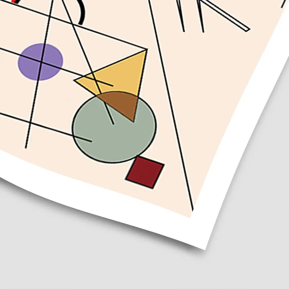 Inspired By Composition 8 Art Print Inspired By Composition 8 Art Print wall art product Darvik Design / Shutterstock
