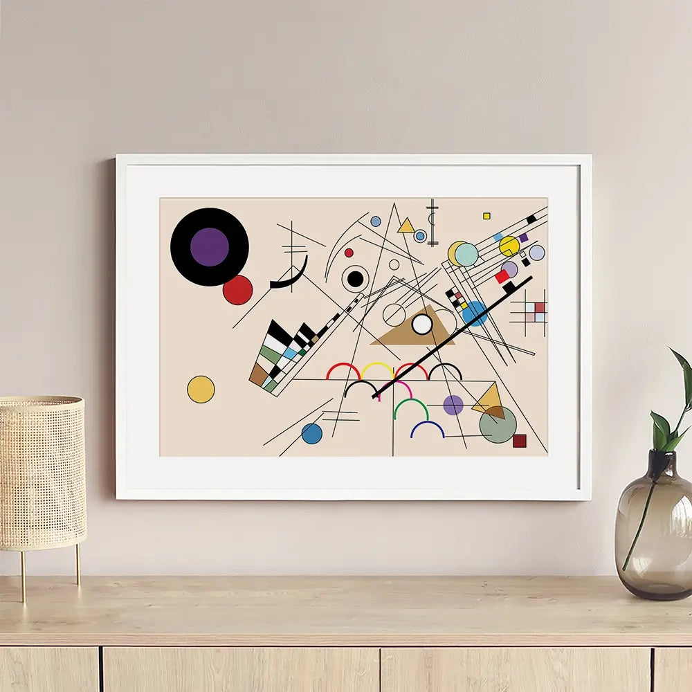 Inspired By Composition 8 Framed Art Print Inspired By Composition 8 Framed Art Print wall art product Darvik Design / Shutterstock
