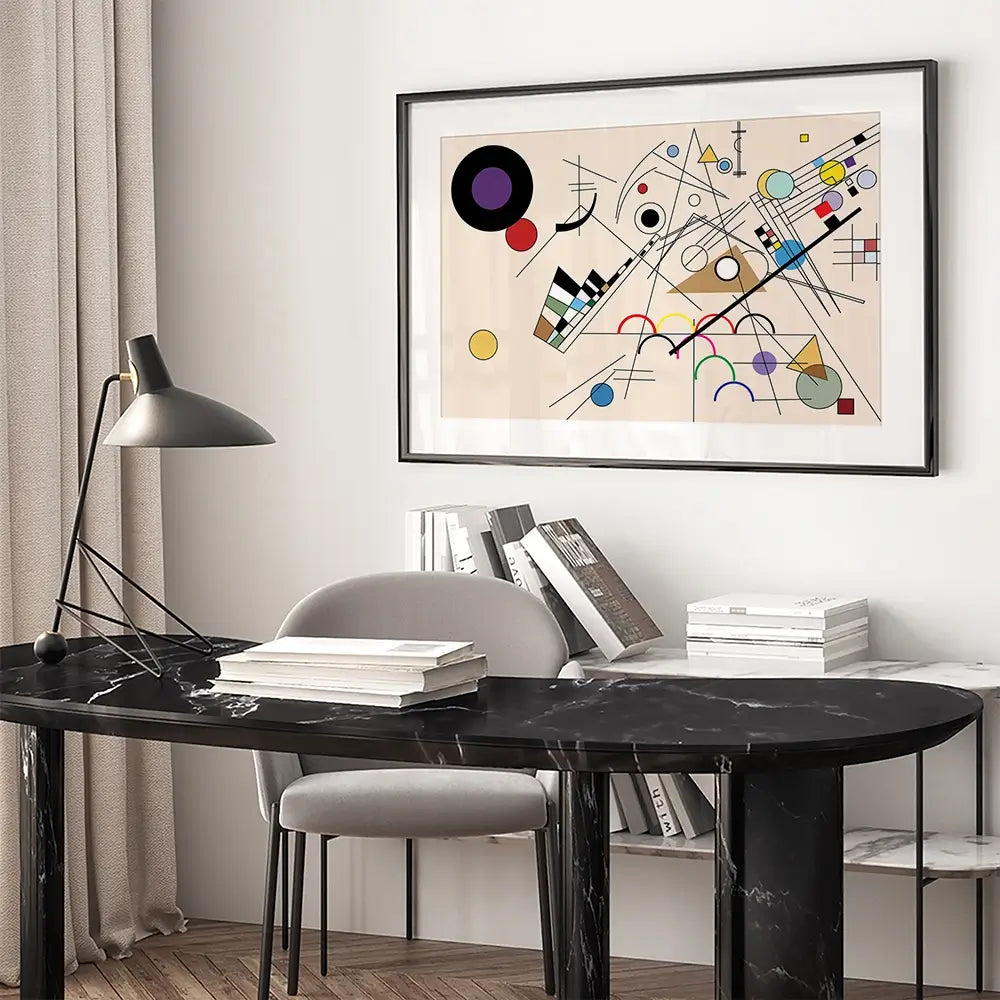 Inspired By Composition 8 Framed Art Print Inspired By Composition 8 Framed Art Print wall art product Darvik Design / Shutterstock