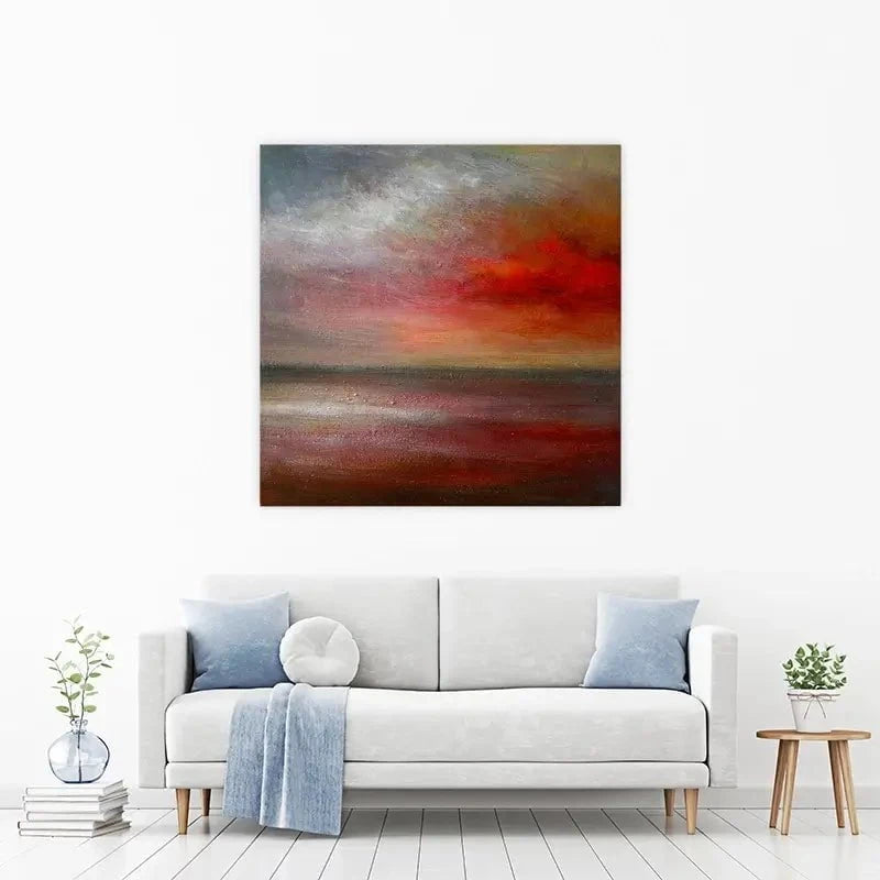 Intense Red Clouds Canvas Print Intense Red Clouds Canvas Print wall art product Craig Askew