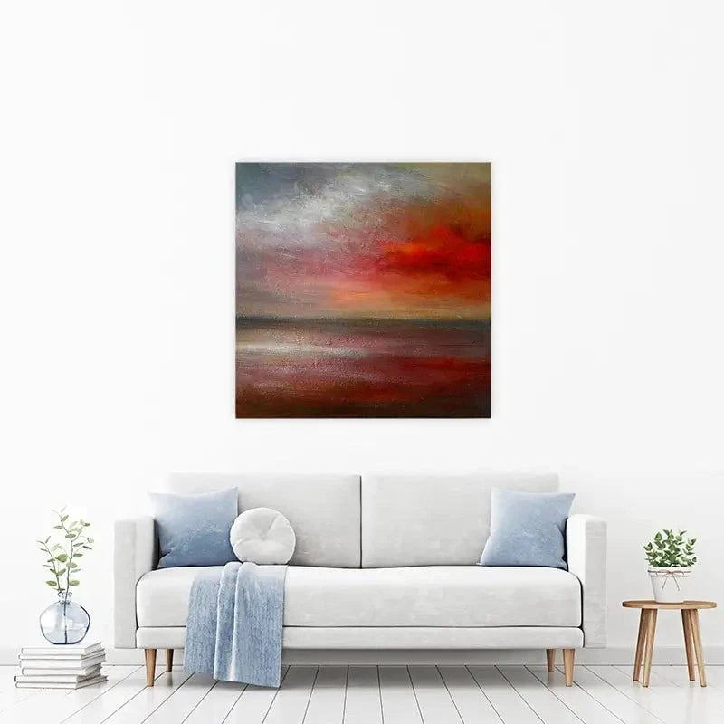 Intense Red Clouds Canvas Print Intense Red Clouds Canvas Print wall art product Craig Askew