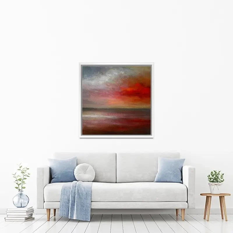 Intense Red Clouds Canvas Print Intense Red Clouds Canvas Print wall art product Craig Askew