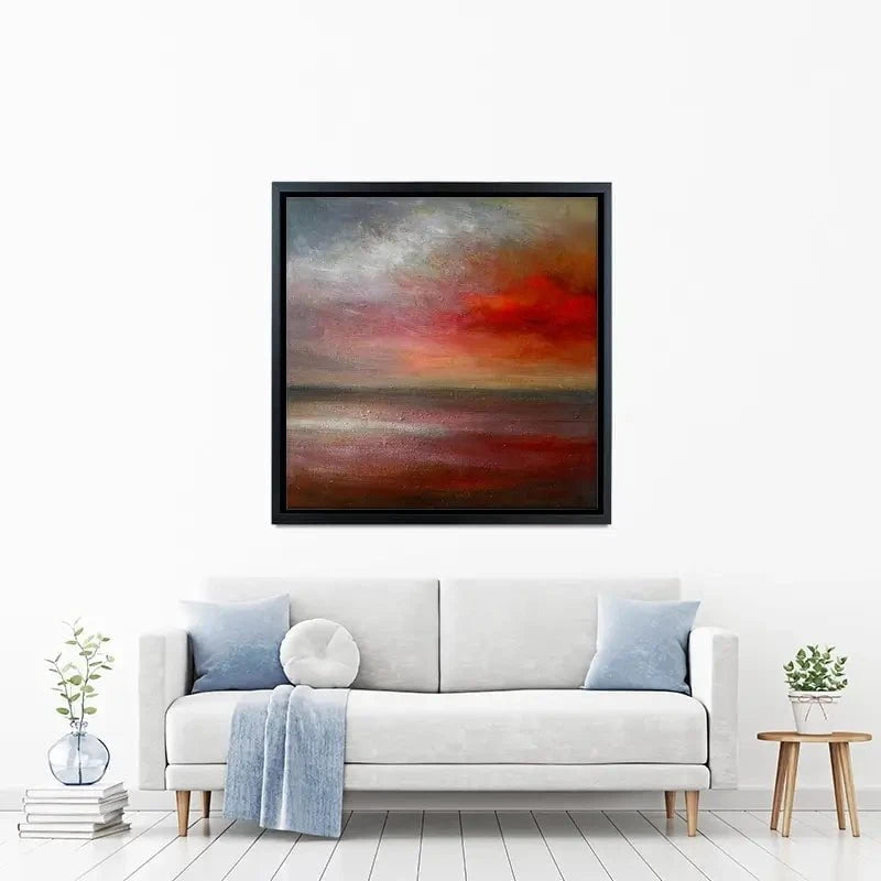 Intense Red Clouds Canvas Print Intense Red Clouds Canvas Print wall art product Craig Askew