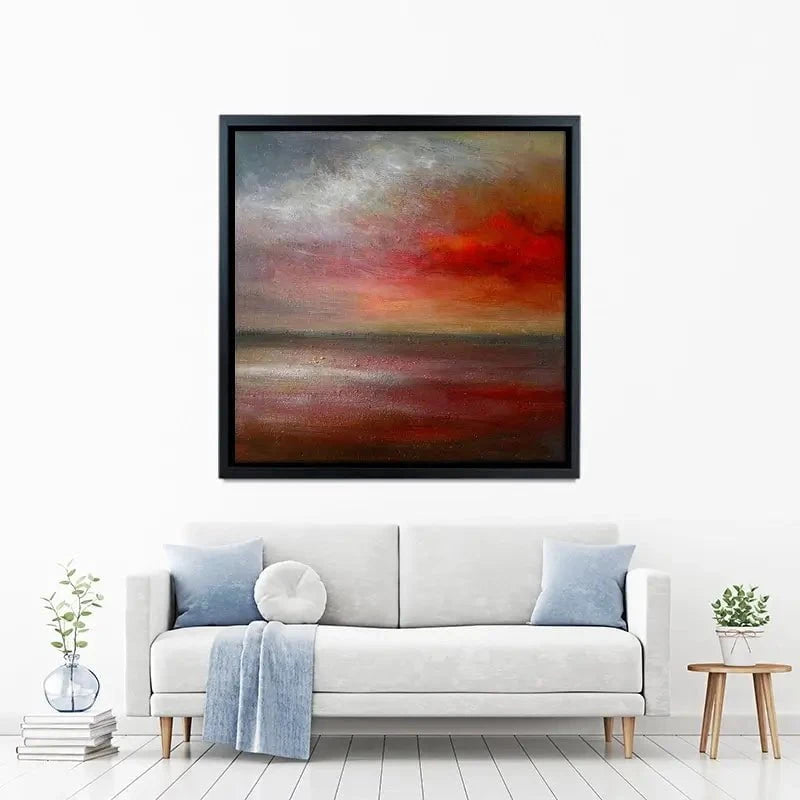 Intense Red Clouds Canvas Print Intense Red Clouds Canvas Print wall art product Craig Askew