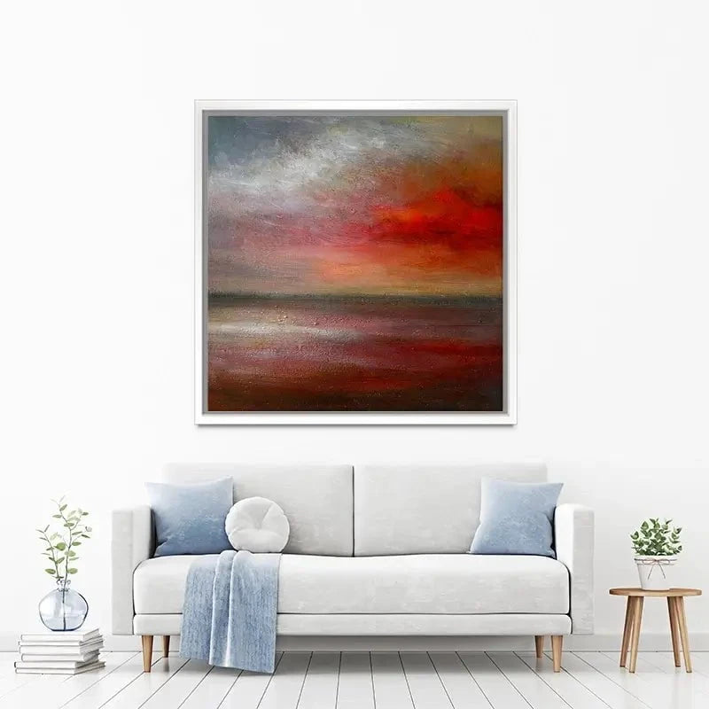 Intense Red Clouds Canvas Print Intense Red Clouds Canvas Print wall art product Craig Askew