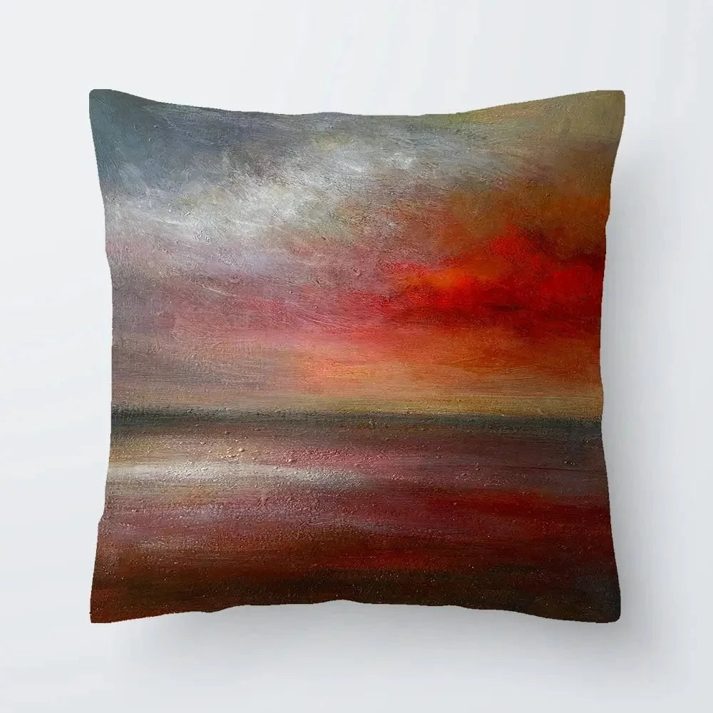 Intense Red Clouds Cushion Intense Red Clouds Cushion wall art product Craig Askew