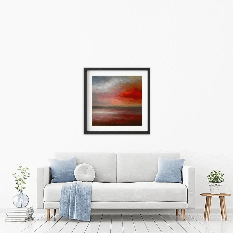 Intense Red Clouds Framed Art Print Intense Red Clouds Framed Art Print wall art product Craig Askew