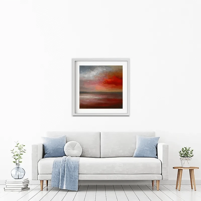 Intense Red Clouds Framed Art Print Intense Red Clouds Framed Art Print wall art product Craig Askew