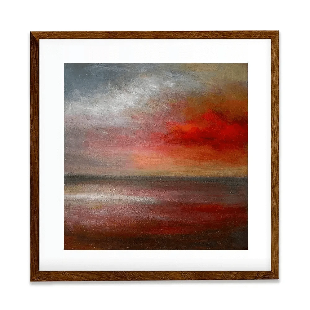 Intense Red Clouds Framed Art Print Intense Red Clouds Framed Art Print wall art product Craig Askew