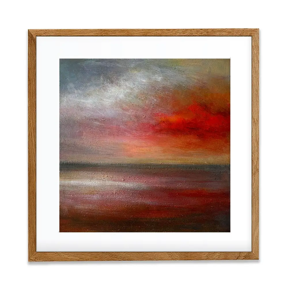 Intense Red Clouds Framed Art Print Intense Red Clouds Framed Art Print wall art product Craig Askew