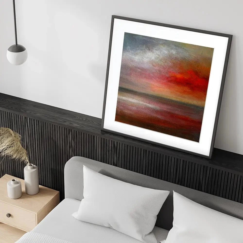 Intense Red Clouds Framed Art Print Intense Red Clouds Framed Art Print wall art product Craig Askew