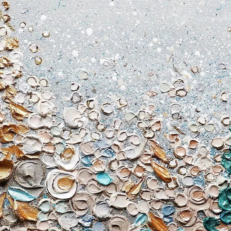 Into The Blue Art Print Into The Blue Art Print wall art product Nada Khatib