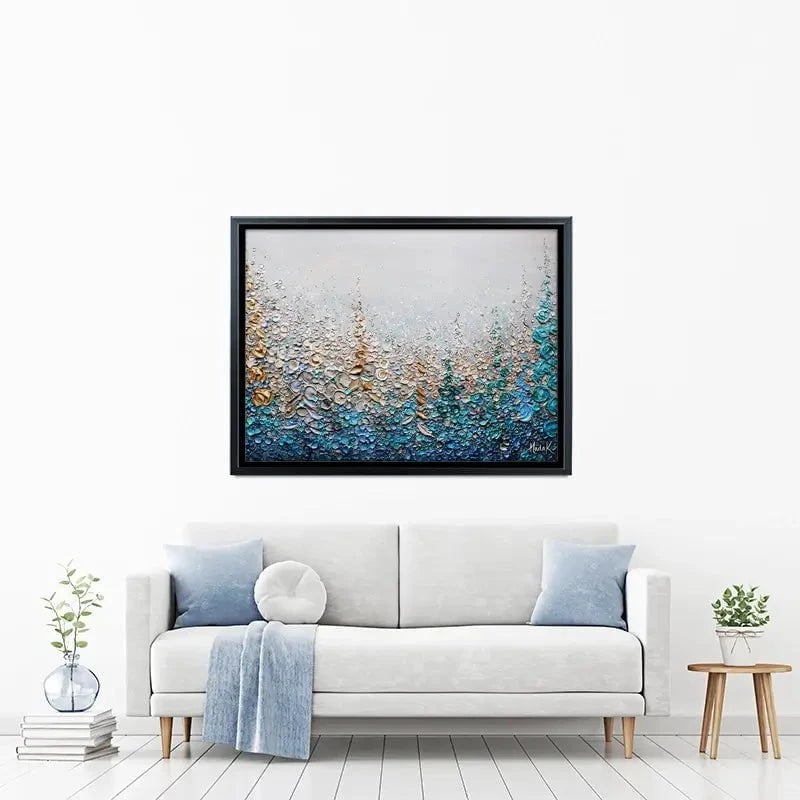 Into The Blue Canvas Print Into The Blue Canvas Print wall art product Nada Khatib