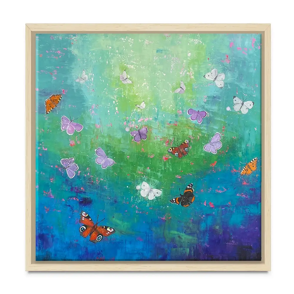 Into The Light Square Canvas Print Into The Light Square Canvas Print wall art product Laure Bury