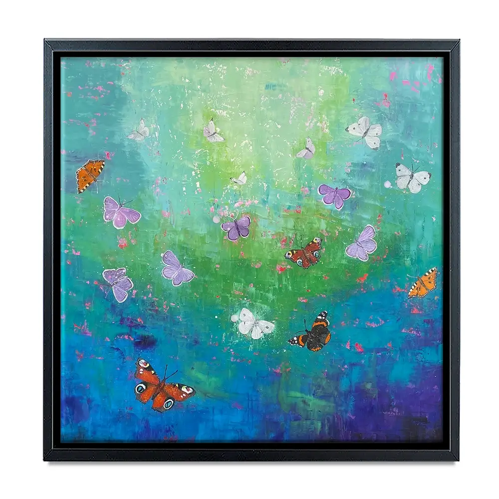 Into The Light Square Canvas Print Into The Light Square Canvas Print wall art product Laure Bury